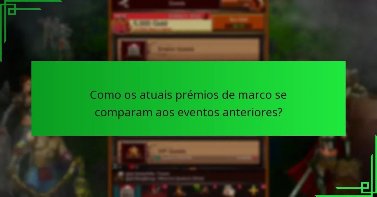 Quais são os prémios de marco específicos disponíveis no evento?