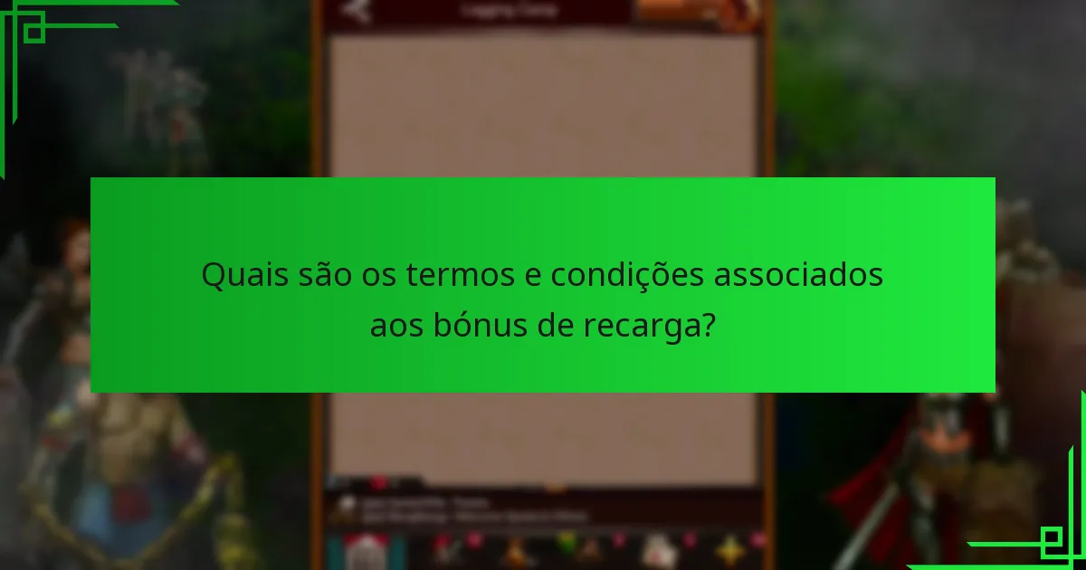 Quais são os termos e condições associados aos bónus de recarga?
